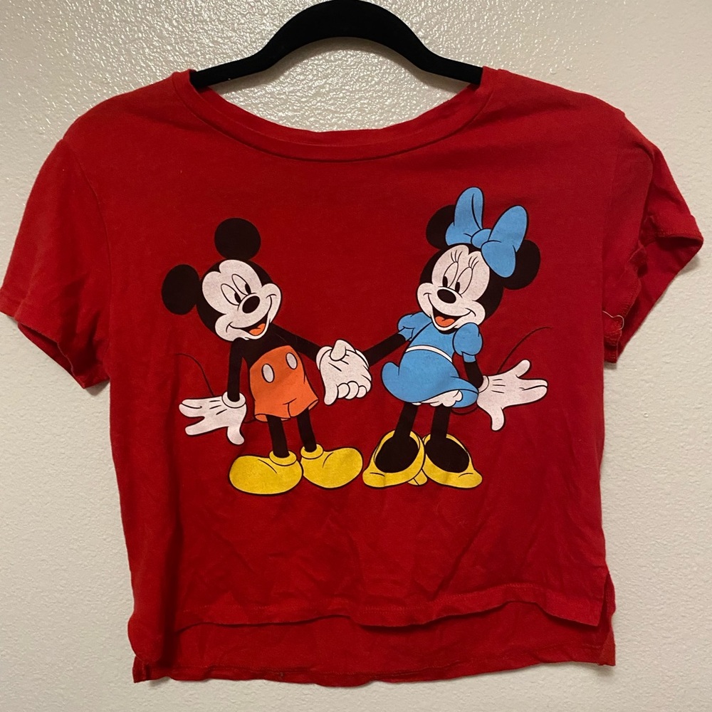 Minnie & Mickey Crop Top